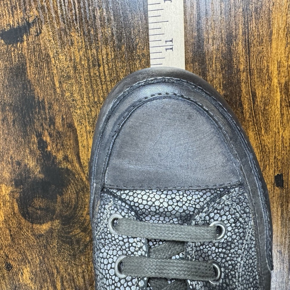 Candice‎ Cooper Dark-Gray Leather HighTop Sneakers Shoes Womens EUR 39/ US 7 - Picture 15 of 16